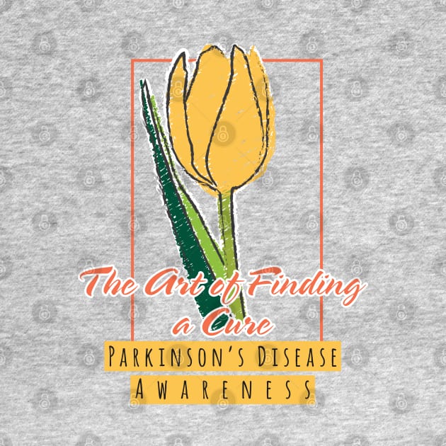 The Art of Finding Cure Parkinsons Awareness by YOPD Artist